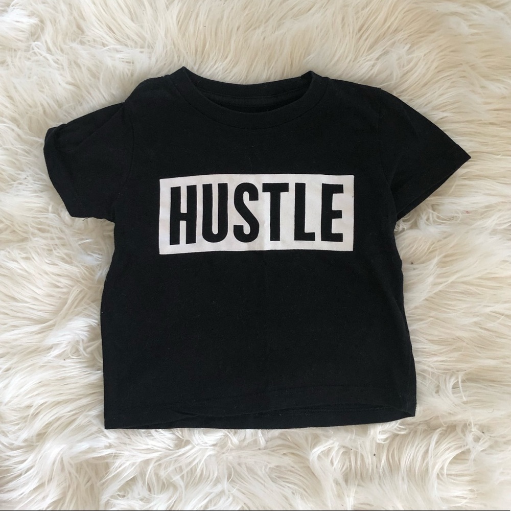 Boys hustle tee